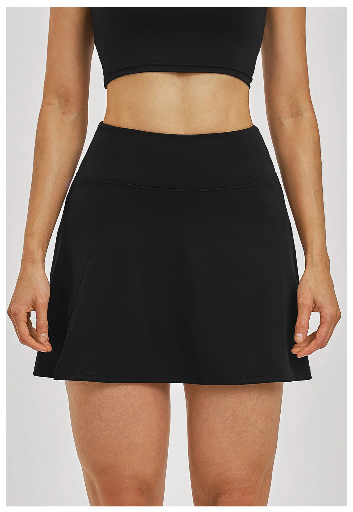 Outdoor Sports Yoga Skirt Women Badminton Tennis Skirt High Waist Breathable Sweat Skirt Active Athletic Yoga Fitness Skirt