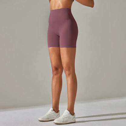Seamless Yoga Shorts Women Fitness Shorts Running Cycling Shorts Breathable Sports Leggings High Waist Summer Workout Gym Shorts