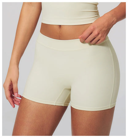 Summer Women Fitness Workout Shorts Yoga High Waist Lift Butt Fitness Shorts Gym Running Sportswear Women Push Up Gym Leggings