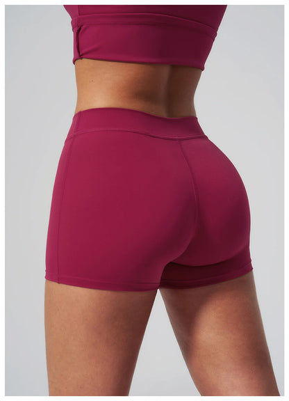 Summer Women Fitness Workout Shorts Yoga High Waist Lift Butt Fitness Shorts Gym Running Sportswear Women Push Up Gym Leggings