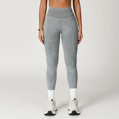 Yoga Pants Seamless Fitness Legging Women Sports Yoga Pant High Waist Ribbed Gym Clothes Fitness Workout Wear Scrunch Bum Tights