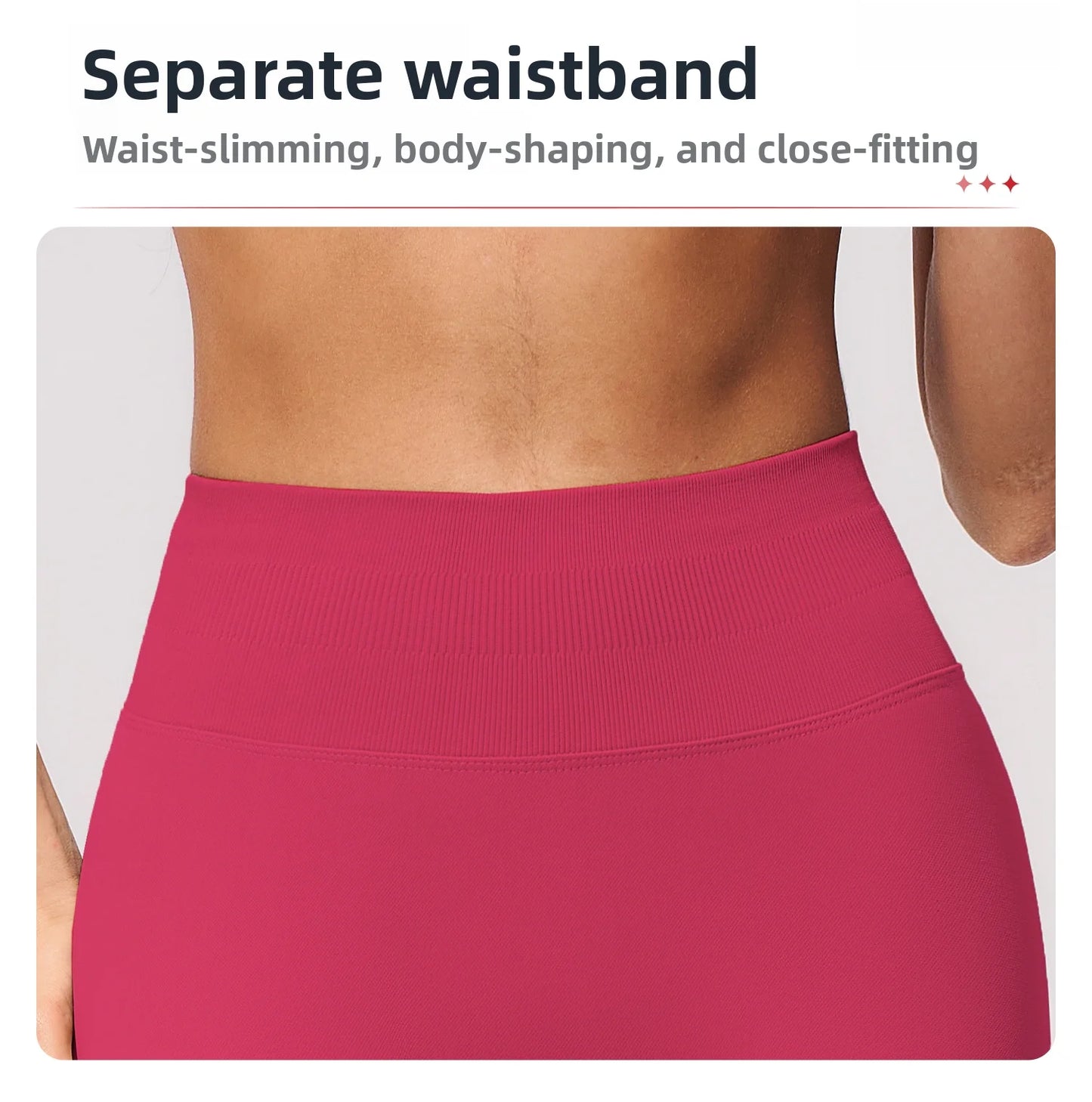 Women's Seamless Ribbed High Waist Yoga Capri Pants Tummy Control Butt Lifting Leggings Squat Proof 4-Way Running Workout Tights