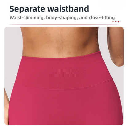 Women's Seamless Ribbed High Waist Yoga Capri Pants Tummy Control Butt Lifting Leggings Squat Proof 4-Way Running Workout Tights