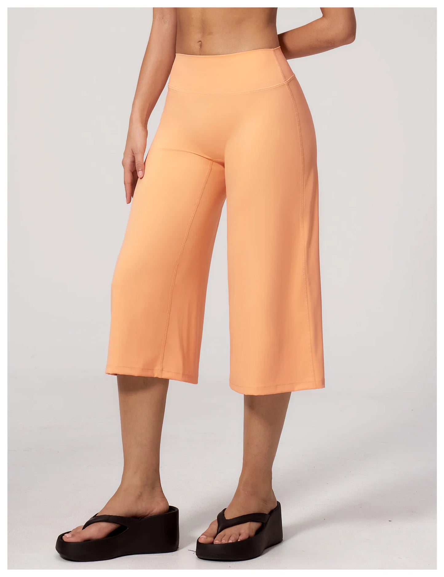 Summer Cropped Pants Yoga Pants Women Gym Workout Running High Waisted Quick Drying Loose Sports Pants Fitness Pants Yoga Pants