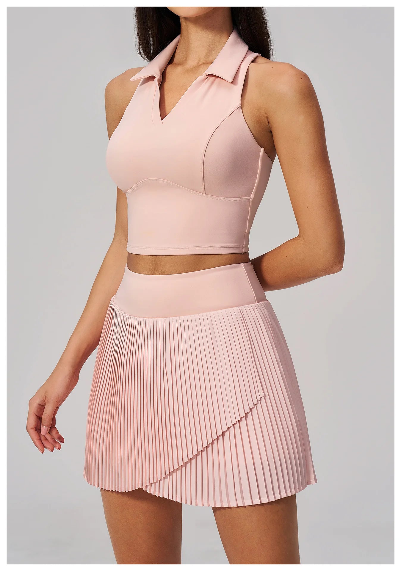 Yoga Pleated Skirt Sports Skirt for Women Quick-drying Badminton Tennis Trousers Skirt Fitness Half-body Pleated Skirt Shorts