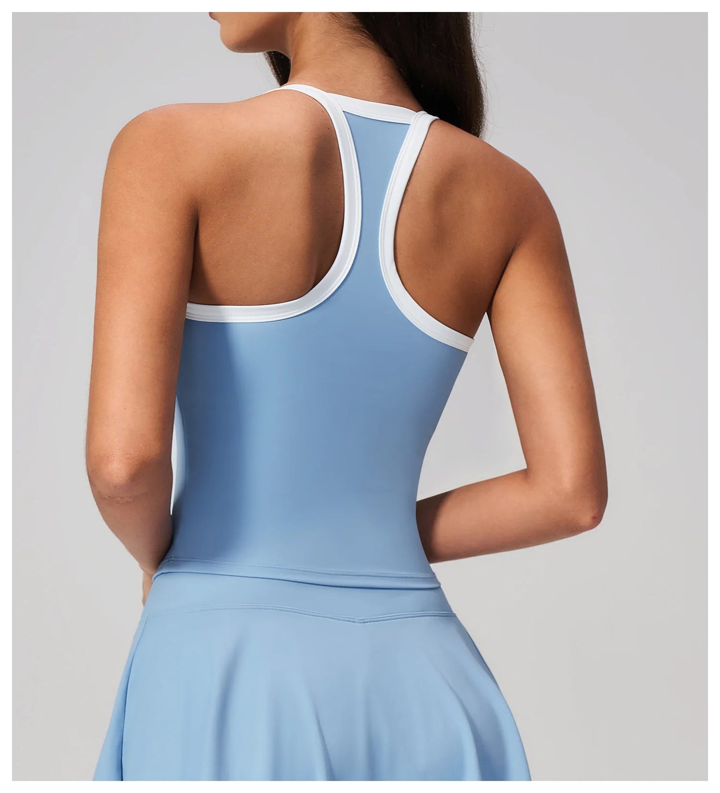 Summer Sports Bra Fitness Vest with Chest Pad Summer Shockproof Bra Nude Feeling Suit Pilates Training Yoga Top Yoga Clothing