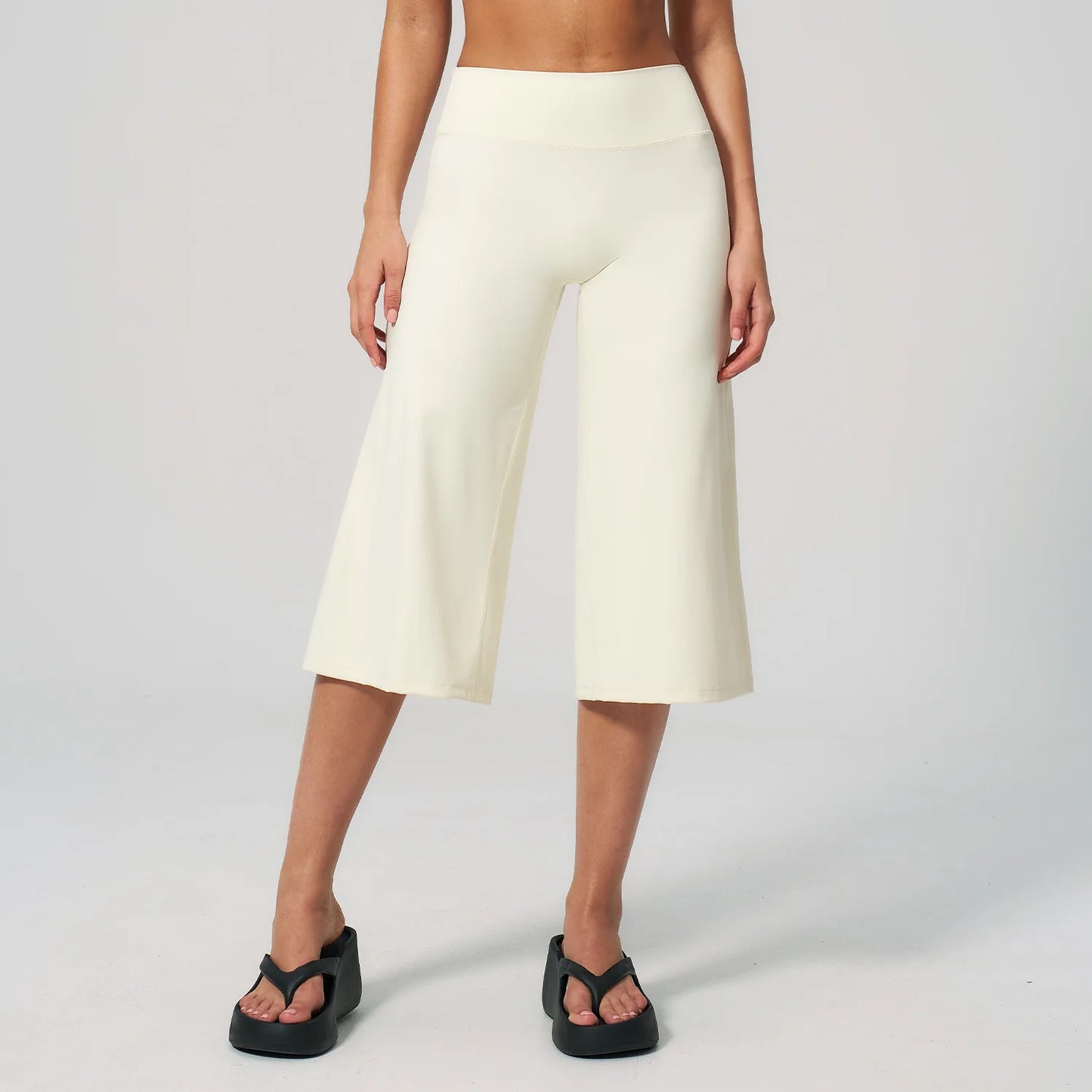 Summer Cropped Pants Yoga Pants Women Gym Workout Running High Waisted Quick Drying Loose Sports Pants Fitness Pants Yoga Pants