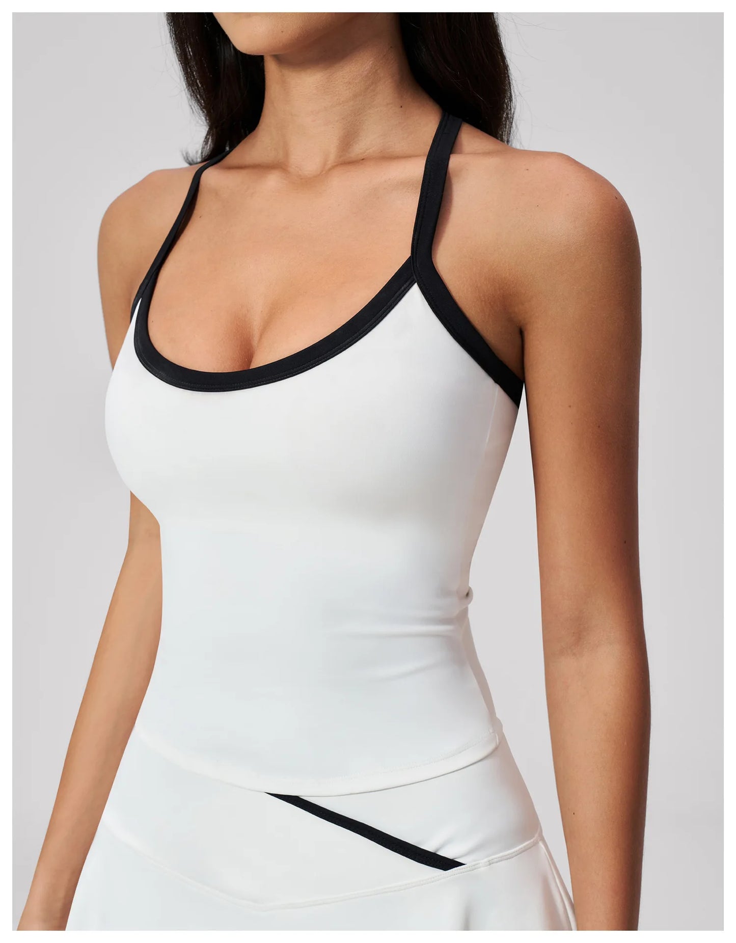 Summer Sports Bra Fitness Vest with Chest Pad Summer Shockproof Bra Nude Feeling Suit Pilates Training Yoga Top Yoga Clothing