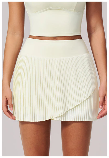 Yoga Pleated Skirt Sports Skirt for Women Quick-drying Badminton Tennis Trousers Skirt Fitness Half-body Pleated Skirt Shorts