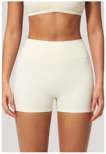 JUREN Yoga Shorts Women Fitness Shorts Running Cycling Shorts Breathable Sports Leggings High Waist Summer Workout Gym Shorts