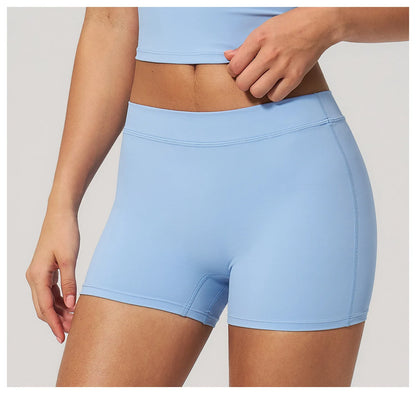 Summer Women Fitness Workout Shorts Yoga High Waist Lift Butt Fitness Shorts Gym Running Sportswear Women Push Up Gym Leggings