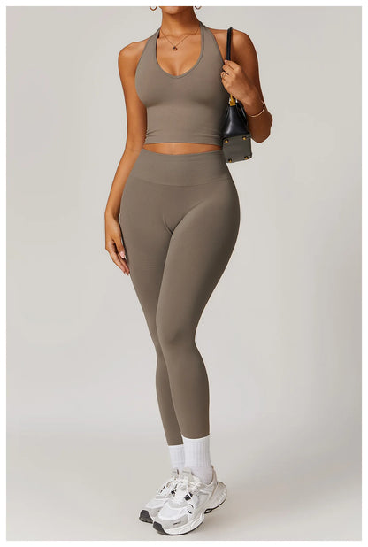 High Waist Seamless Leggings Women Fitness Running Yoga Pants Ribbed Leggings Energy Gym Tights Leggings Casual Workout Leggings