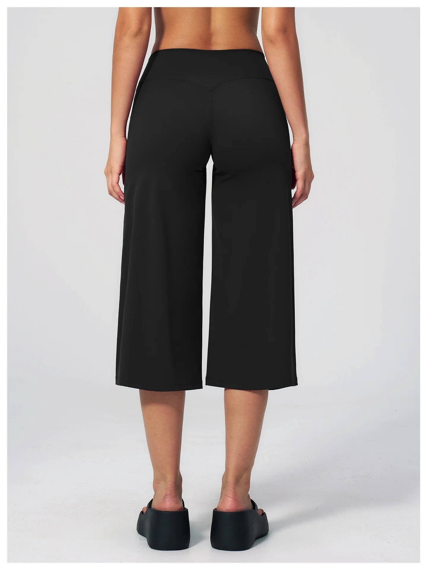 Summer Cropped Pants Yoga Pants Women Gym Workout Running High Waisted Quick Drying Loose Sports Pants Fitness Pants Yoga Pants