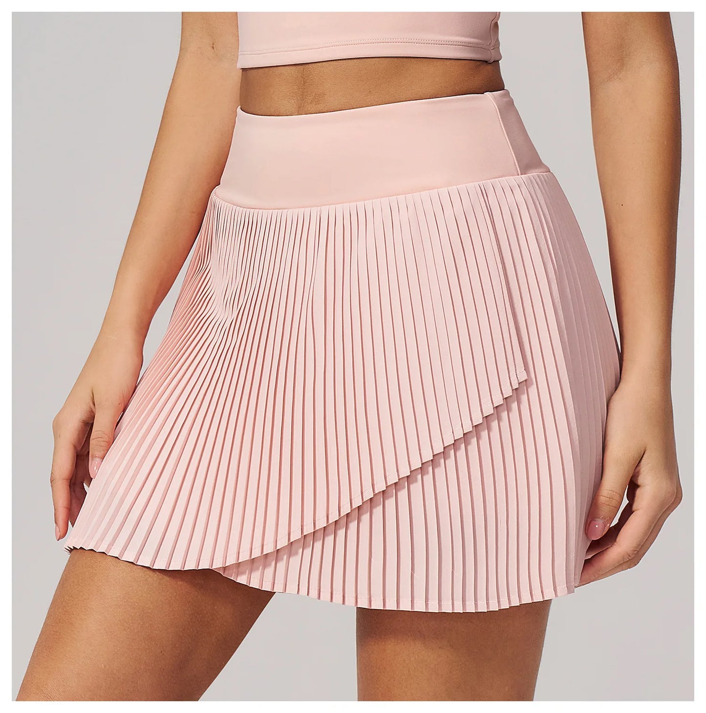 Yoga Pleated Skirt Sports Skirt for Women Quick-drying Badminton Tennis Trousers Skirt Fitness Half-body Pleated Skirt Shorts