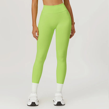Seamless Fitness Leggings Women Sport High Waist Elastic Ribbed Yoga Leggings Gym Jogging Quick Dry Push Up Slim Pants Female