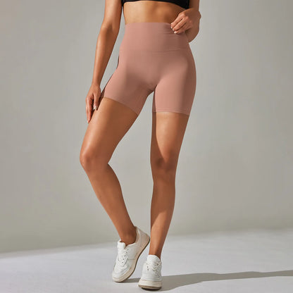 Seamless Yoga Shorts Women Fitness Shorts Running Cycling Shorts Breathable Sports Leggings High Waist Summer Workout Gym Shorts