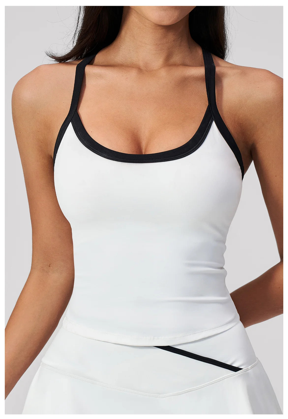 Summer Sports Bra Fitness Vest with Chest Pad Summer Shockproof Bra Nude Feeling Suit Pilates Training Yoga Top Yoga Clothing