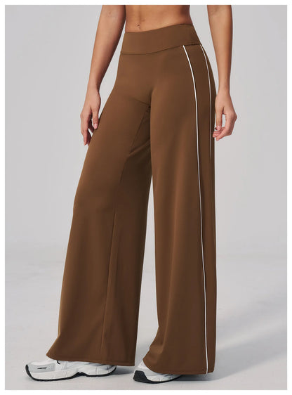 Yoga Pants, Women's Fitness Pants High Waist Straight Leg Wide Leg Pants Casual Pants Sports Outdoor Cycling Running Pants