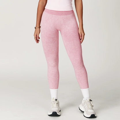 Yoga Pants Seamless Fitness Legging Women Sports Yoga Pant High Waist Ribbed Gym Clothes Fitness Workout Wear Scrunch Bum Tights