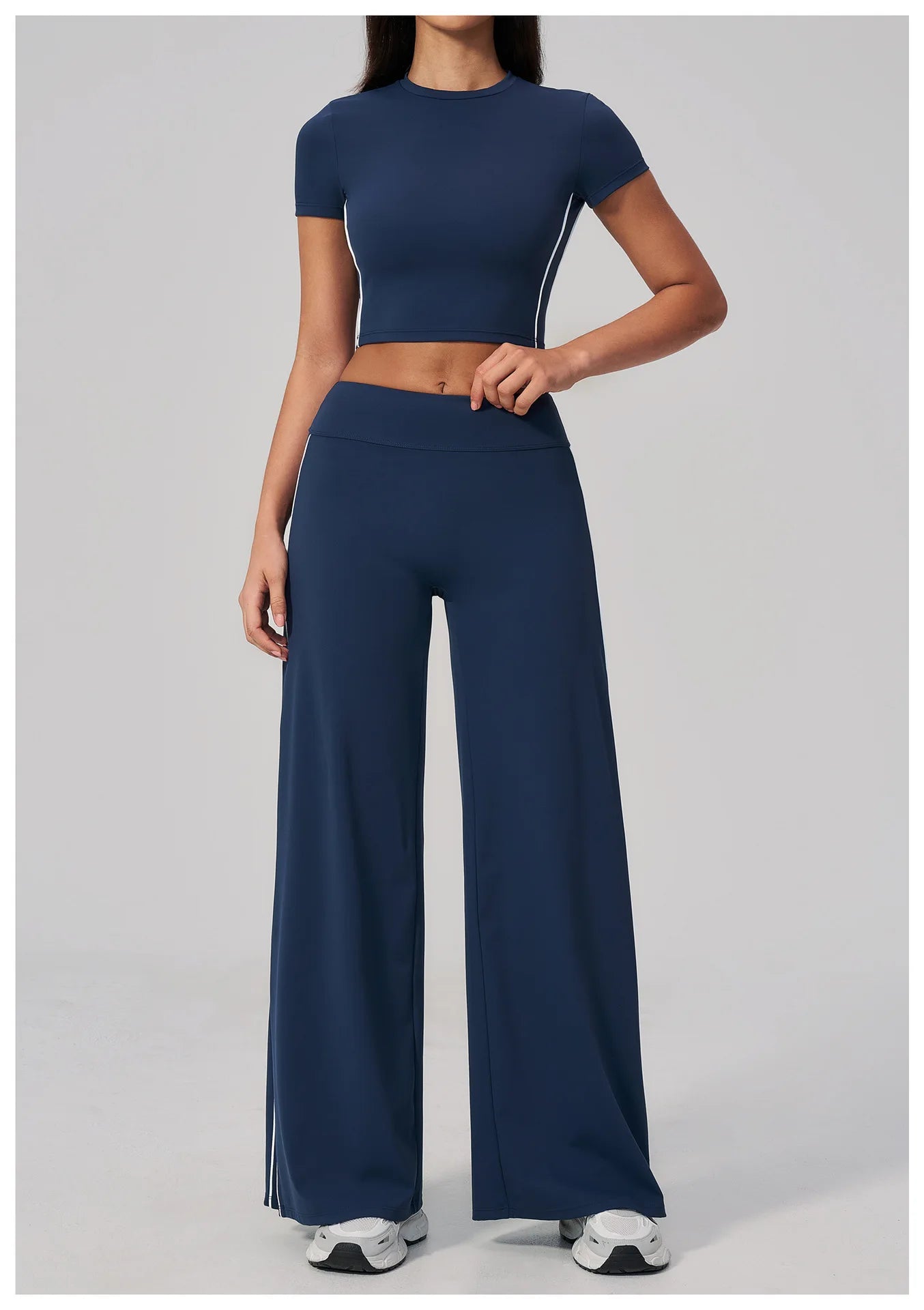 Yoga Pants, Women's Fitness Pants High Waist Straight Leg Wide Leg Pants Casual Pants Sports Outdoor Cycling Running Pants