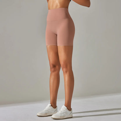 Seamless Yoga Shorts Women Fitness Shorts Running Cycling Shorts Breathable Sports Leggings High Waist Summer Workout Gym Shorts