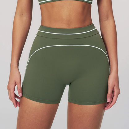 Yoga Shorts Women Fitness Shorts Running Cycling Shorts Breathable Sports Leggings High Waist Tights Workout Gym Summer Shorts