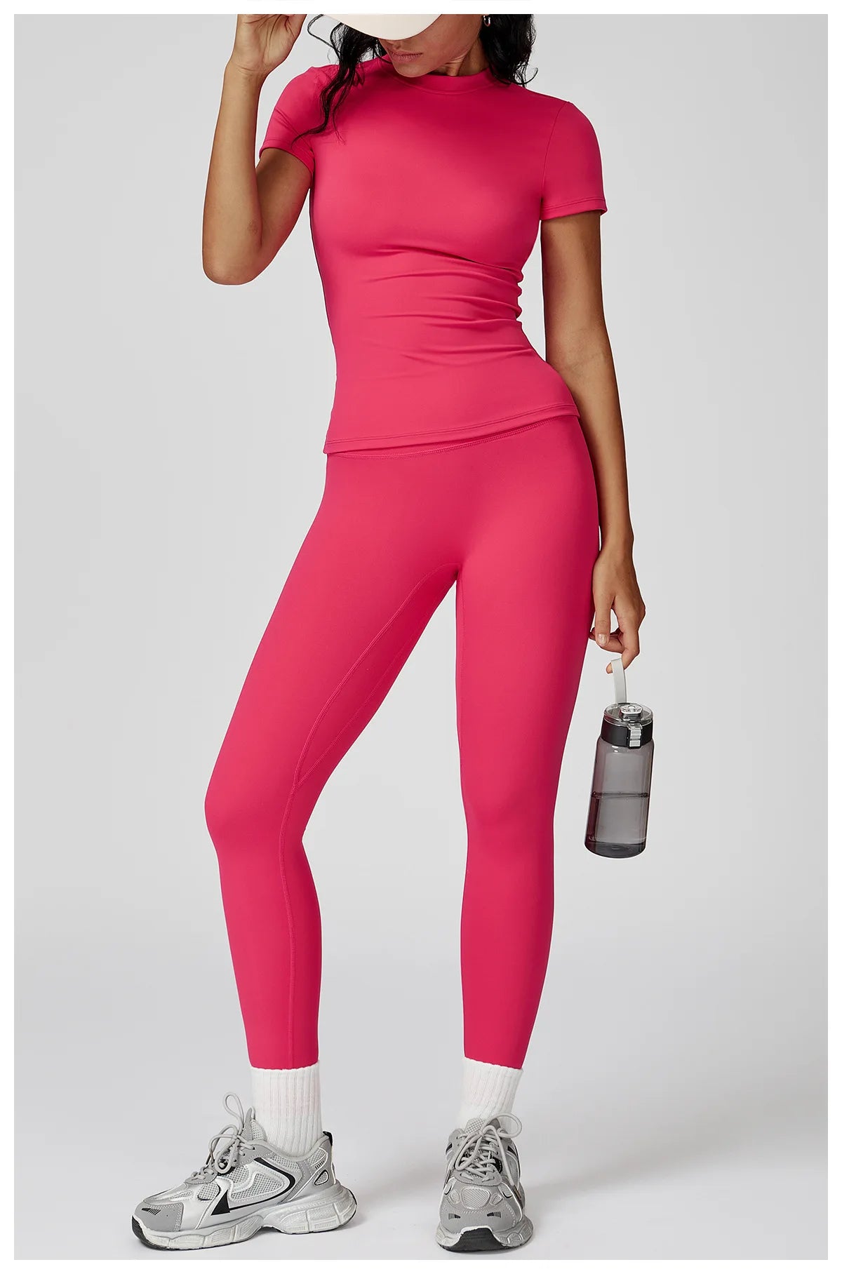 Summer Yoga Leggings Women Fitness Leggings Running Cycling Pants Breathable Sports Leggings High Waist Workout Gym Clothing
