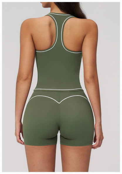 Women's Tank Top Push-Up Sports Bra Hollow Breathable Fitness Underwear Summer Gym Bra Yoga Vest Sexy Running Tops Sportswear