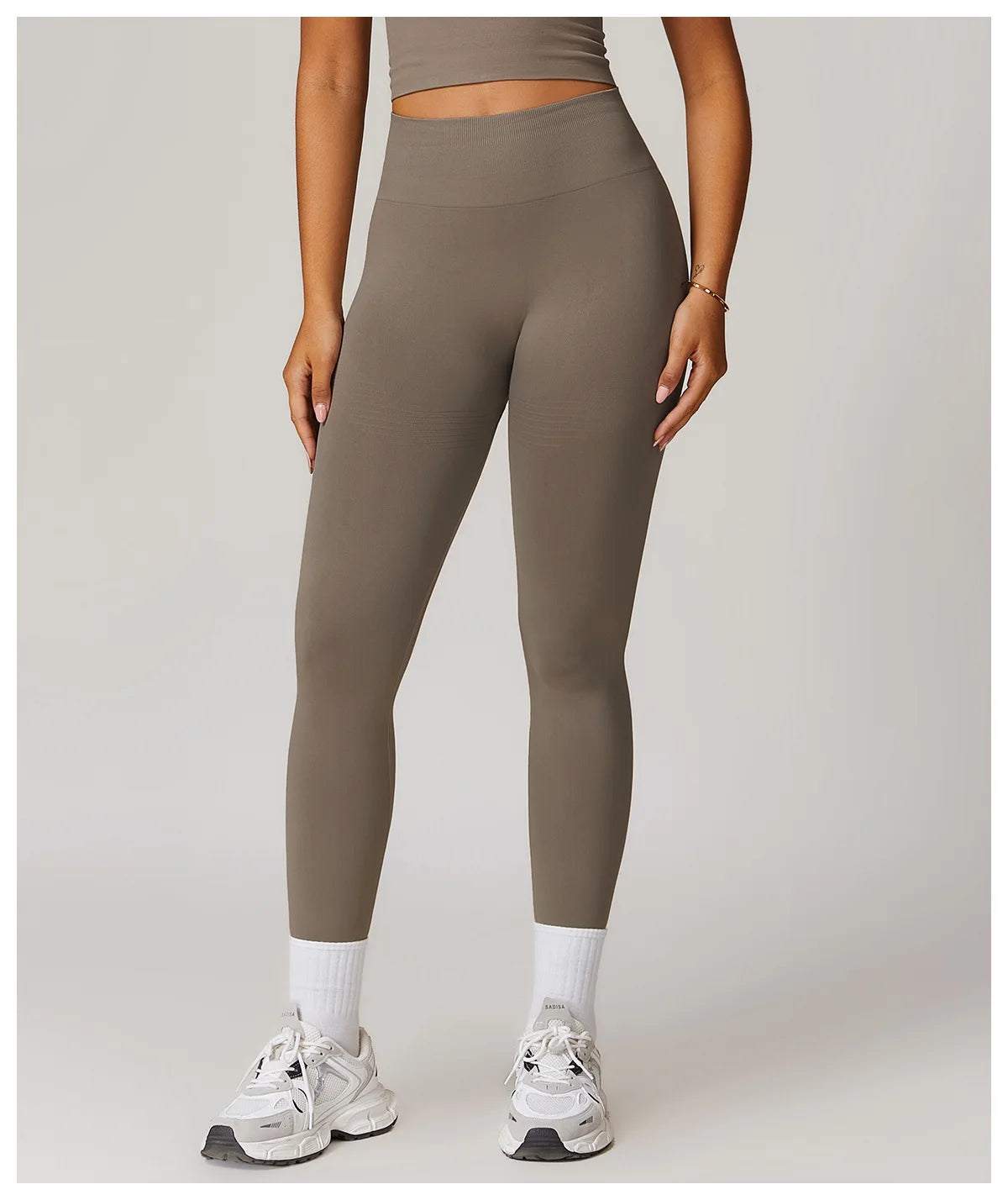 High Waist Seamless Leggings Women Fitness Running Yoga Pants Ribbed Leggings Energy Gym Tights Leggings Casual Workout Leggings