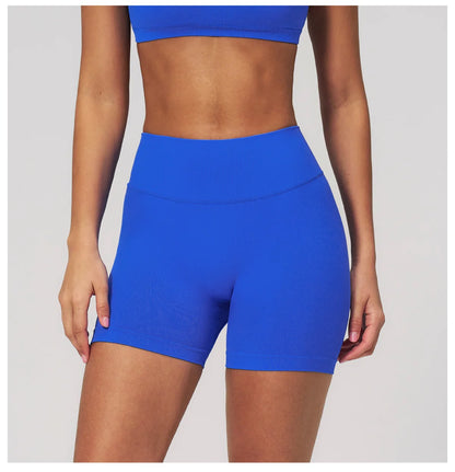 Seamless Yoga Shorts Women High Waist Workout Shorts Fitness Shorts Yoga Lift Butt Fitness Ladies Yoga Gym Running Short Pants