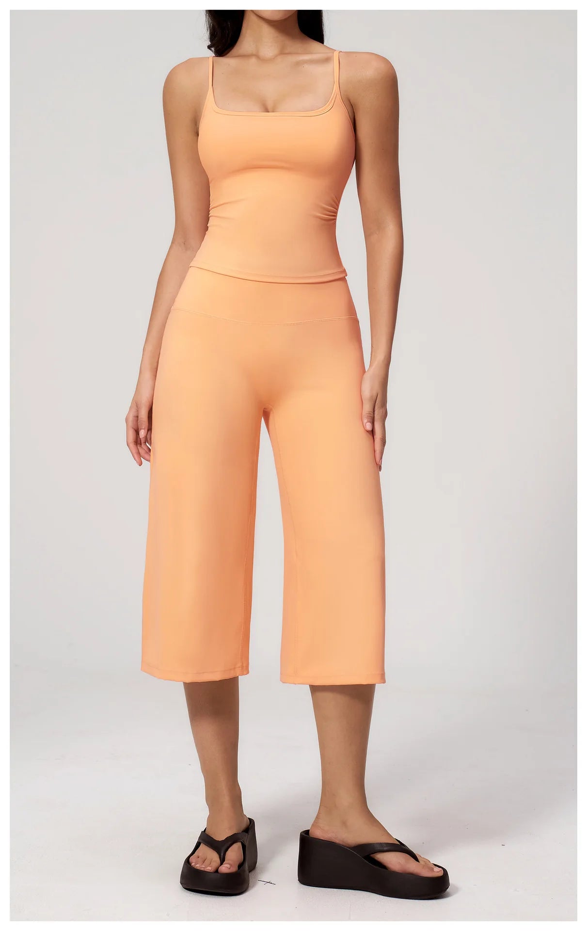 Summer Cropped Pants Yoga Pants Women Gym Workout Running High Waisted Quick Drying Loose Sports Pants Fitness Pants Yoga Pants