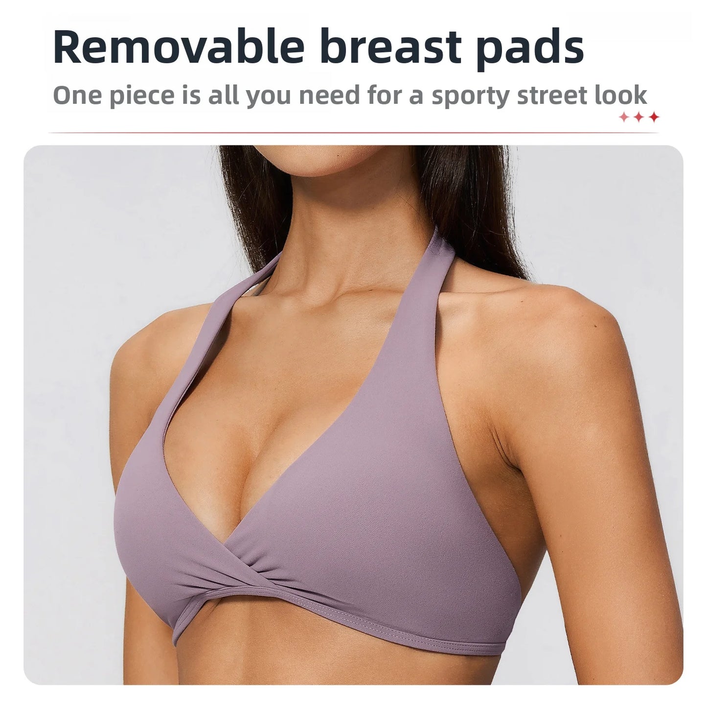 Summer Sports Bra Women Sexy Halter Top High Support Push-up Open Back Gym Wear Impact Fitness Bra Yoga Yops Workout Underwear
