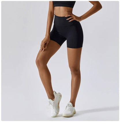 Sports Short Women Yoga Legging Shorts Squat Proof High Waist Running Fitness Shorts Quick Drying Cycling Workout Gym Shorts