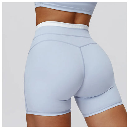 Summer Shorts Women Yoga Shorts High Waist Workout Shorts Fitness Yoga Lift Butt Fitness Yoga Gym Running Short Pants Sportswear
