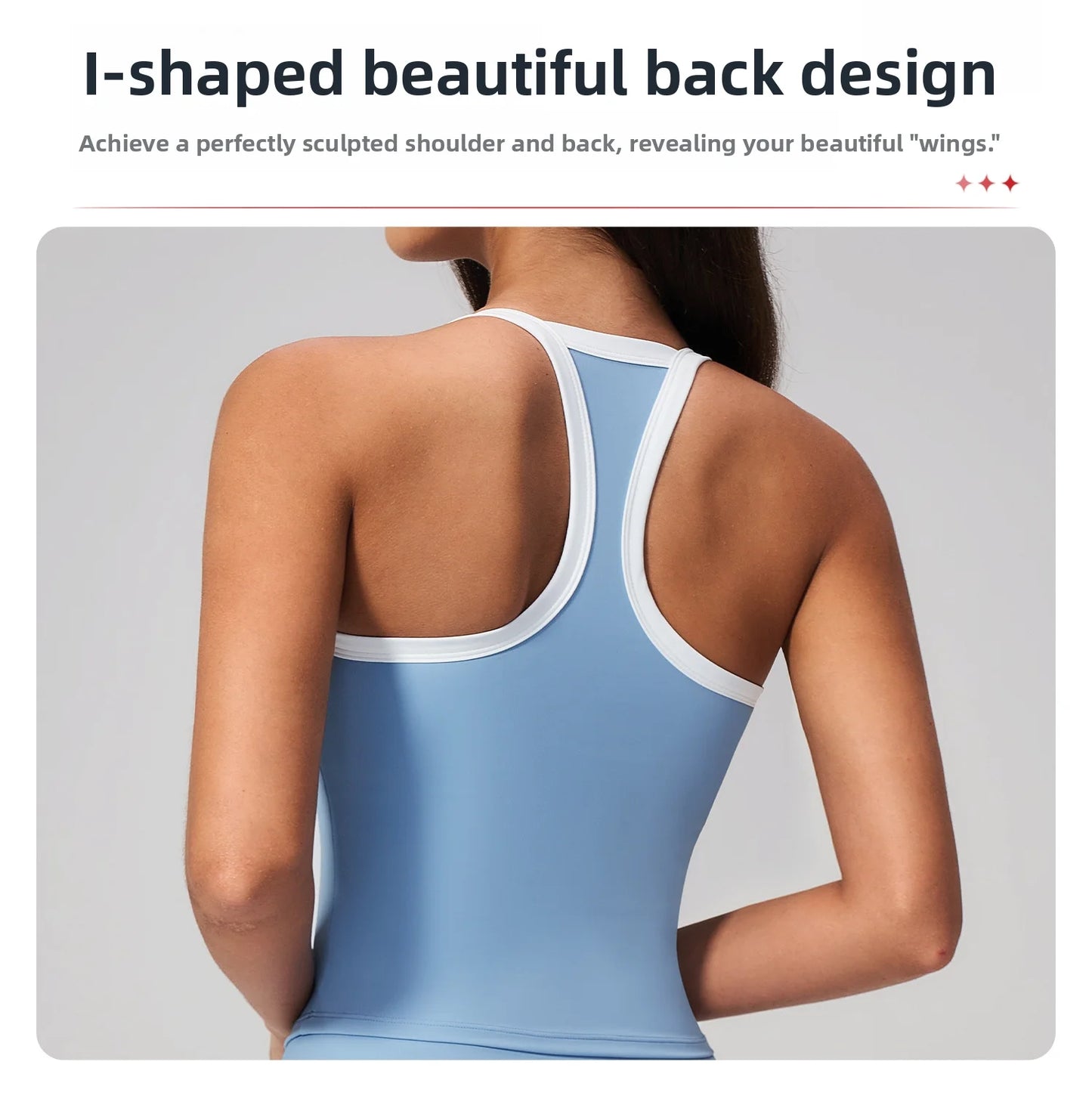 Summer Sports Bra Fitness Vest with Chest Pad Summer Shockproof Bra Nude Feeling Suit Pilates Training Yoga Top Yoga Clothing
