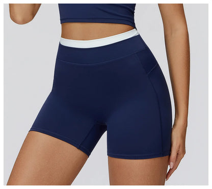 Summer Shorts Women Yoga Shorts High Waist Workout Shorts Fitness Yoga Lift Butt Fitness Yoga Gym Running Short Pants Sportswear
