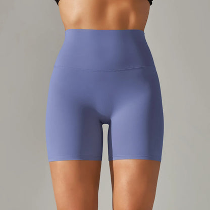 Seamless Yoga Shorts Women Fitness Shorts Running Cycling Shorts Breathable Sports Leggings High Waist Summer Workout Gym Shorts