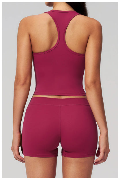 Summer Women Fitness Workout Shorts Yoga High Waist Lift Butt Fitness Shorts Gym Running Sportswear Women Push Up Gym Leggings