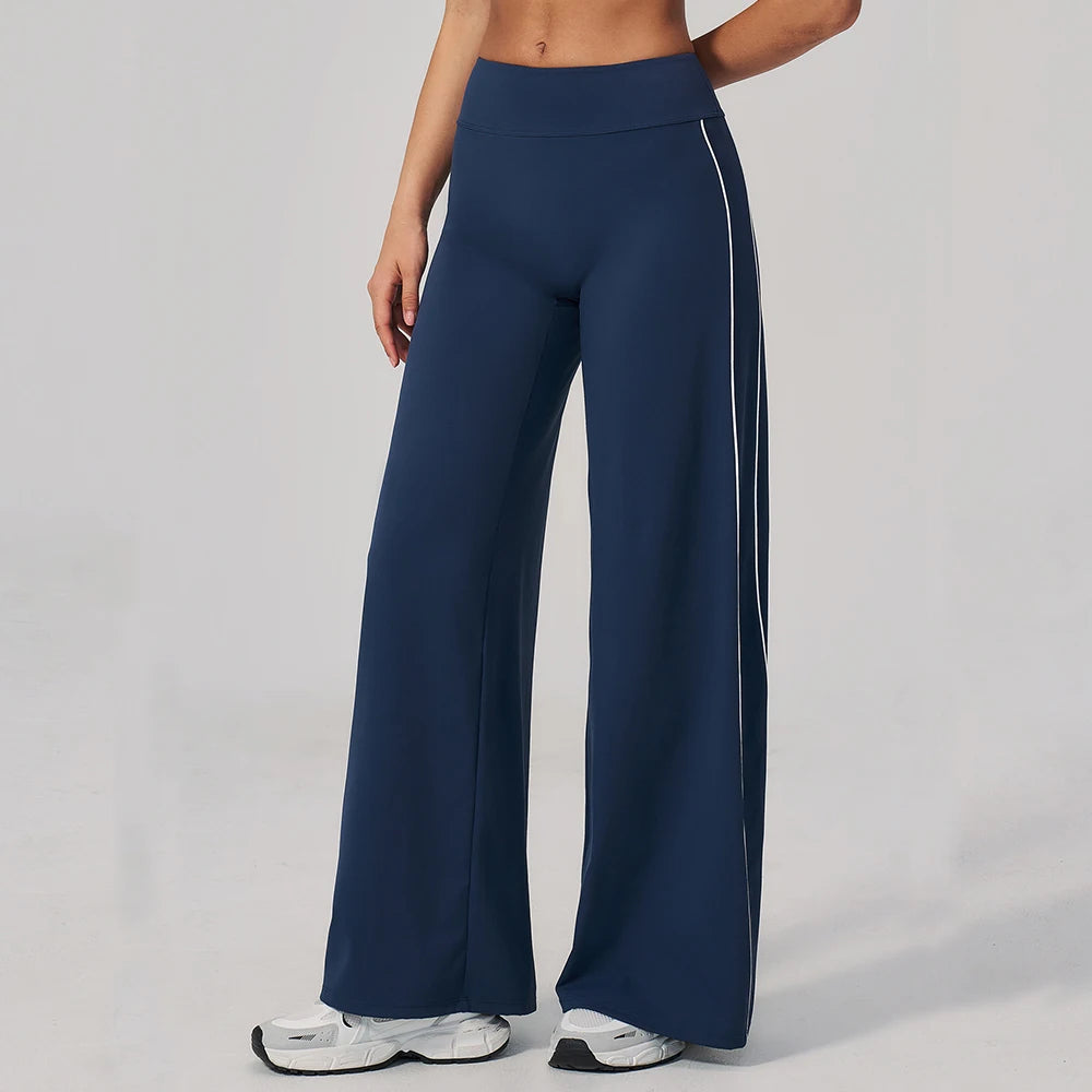 Yoga Pants, Women's Fitness Pants High Waist Straight Leg Wide Leg Pants Casual Pants Sports Outdoor Cycling Running Pants