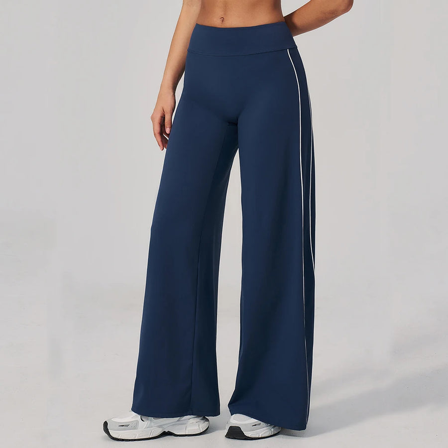 Yoga Pants, Women's Fitness Pants High Waist Straight Leg Wide Leg Pants Casual Pants Sports Outdoor Cycling Running Pants