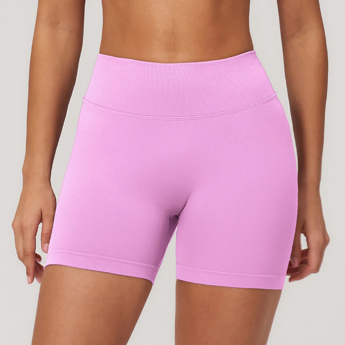 Seamless Yoga Shorts Women High Waist Workout Shorts Fitness Shorts Yoga Lift Butt Fitness Ladies Yoga Gym Running Short Pants