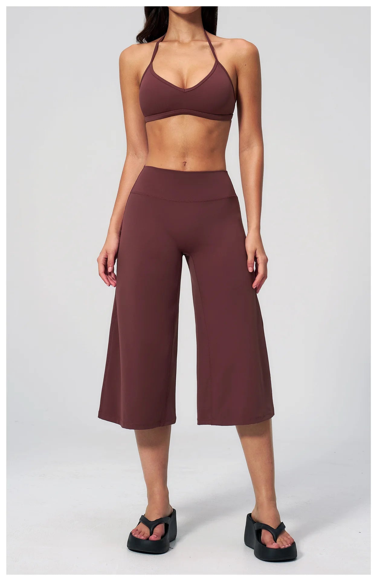 Summer Cropped Pants Yoga Pants Women Gym Workout Running High Waisted Quick Drying Loose Sports Pants Fitness Pants Yoga Pants
