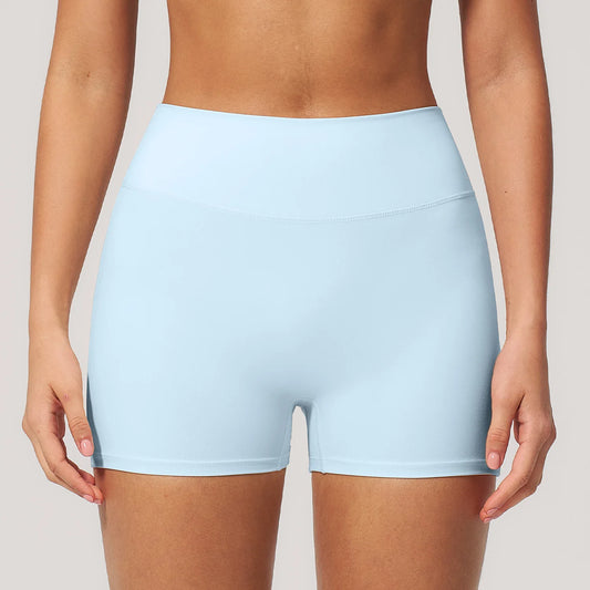 JUREN Yoga Shorts Women Fitness Shorts Running Cycling Shorts Breathable Sports Leggings High Waist Summer Workout Gym Shorts