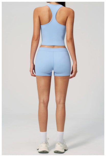 Summer Women Fitness Workout Shorts Yoga High Waist Lift Butt Fitness Shorts Gym Running Sportswear Women Push Up Gym Leggings